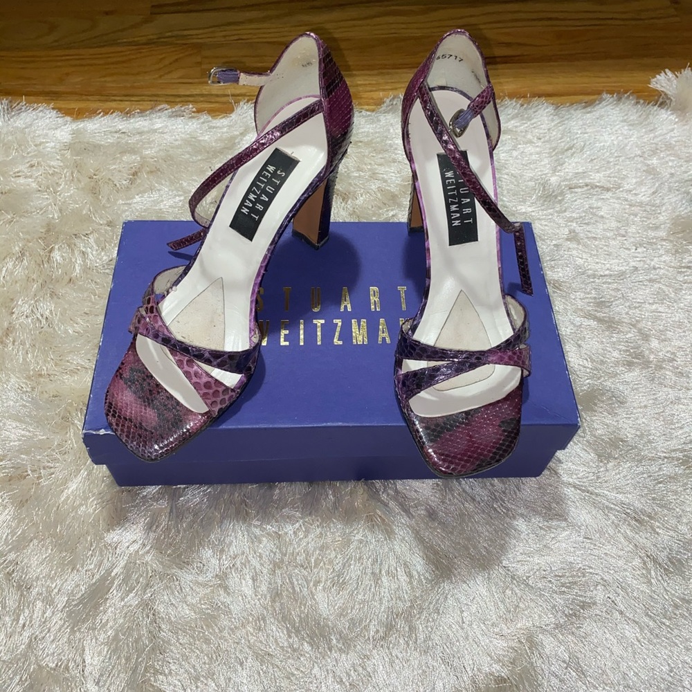 Stuart Weitzman Open Toe Heels - image 1